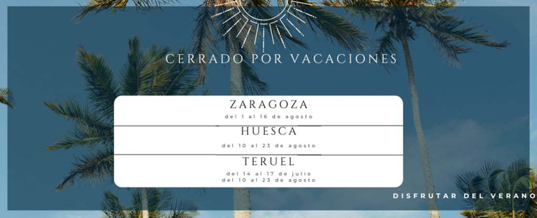 Vacaciones de verano Vacaciones de verano
