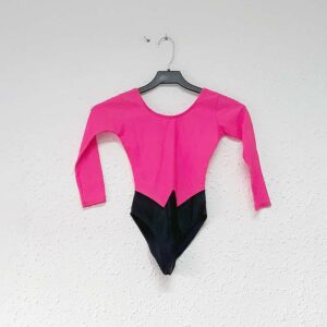 Maillot rosa y negro