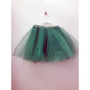 Falda gasa verde