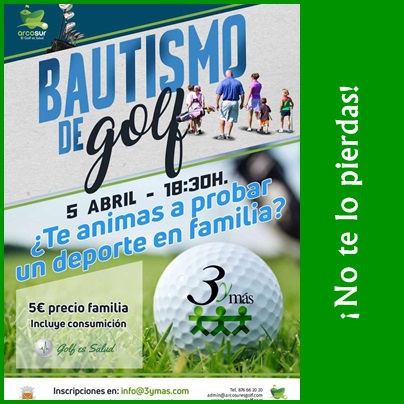 Bautismo de Golf para los socios