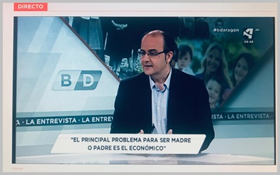 Entrevista al presidente de 3ymás en Aragón TV