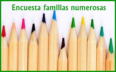 Participa en la encuesta de familias numerosas, ayúdanos a saber qué necesitan