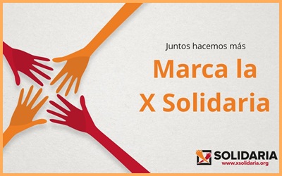 No olvides marcar la X solidaria en tu declaración de la renta