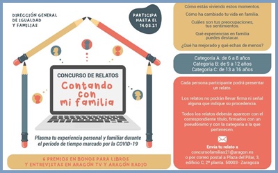 2ª EDICIÓN CONCURSO RELATOS CORTOS DIA DE LAS FAMILIAS