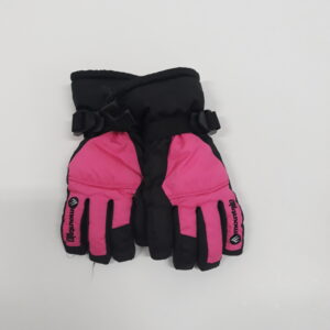 GUANTES ROSAS Y NEGROS