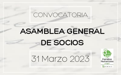 CONVOCATORIA ASAMBLEA GENERAL DE SOCIOS