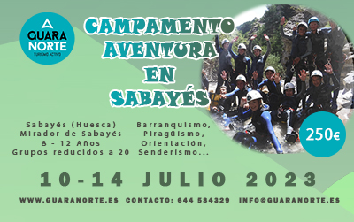 CAMPAMENTO AVENTURA EN SABAYÉS