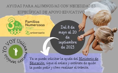 Becas y ayudas para alumnos con necesidad específica de apoyo educativo