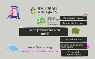 TALLER PRESENCIAL EN HUESCA: SACA PROVECHO A TU MÓVIL