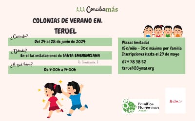 CONCILIAMÁS- LUDOTECAS DE VERANO EN TERUEL