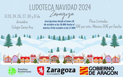 LUDOTECA NAVIDAD ZARAGOZA 2024