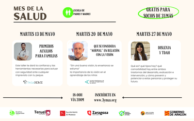 ESCUELA DE PADRES Y MADRES DE MAYO- MES DE LA SALUD